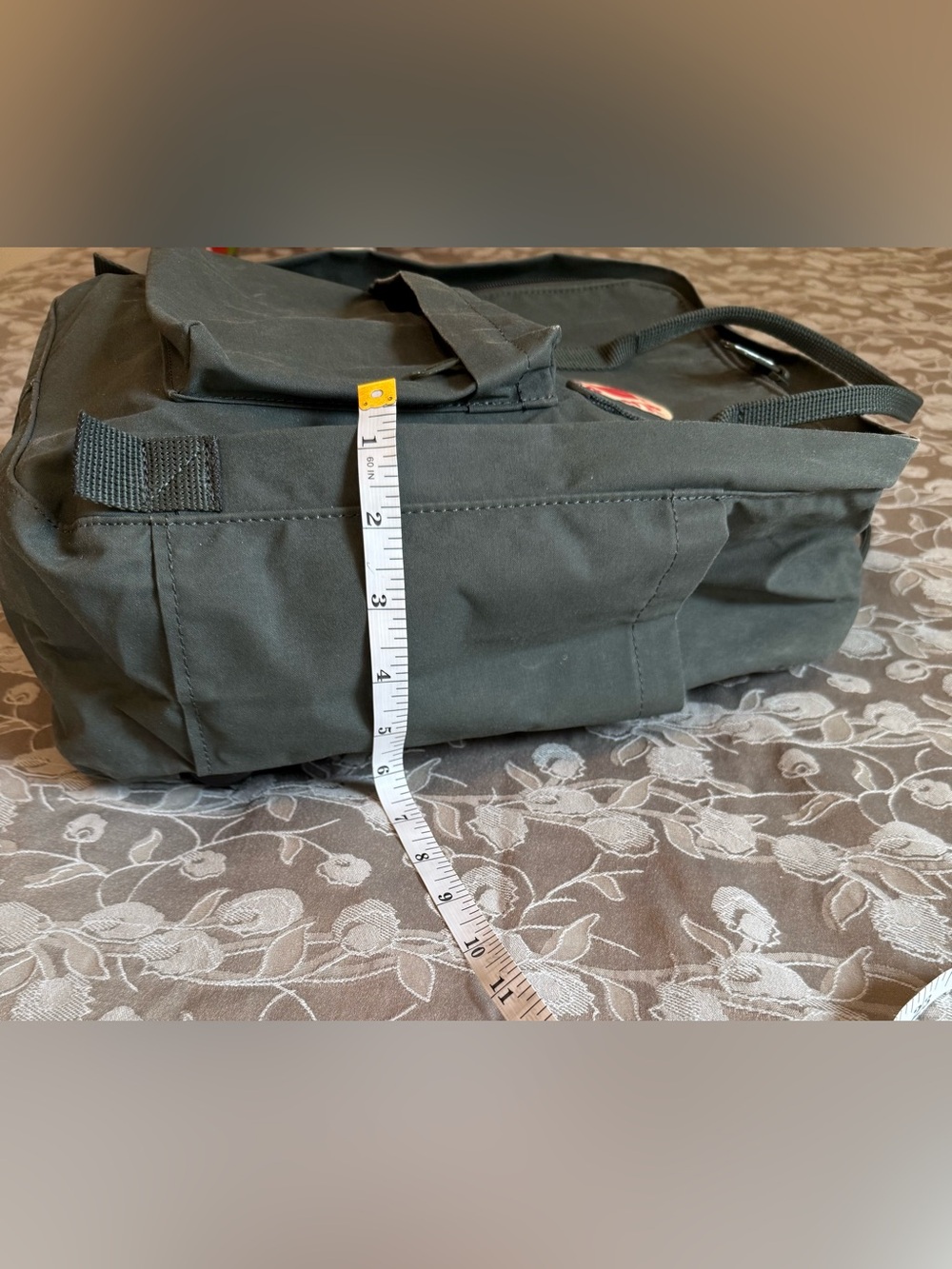 Fjallraven Kanken backpack. Very good condition. Color Graphite/Dark green. - Picture 14 of 16